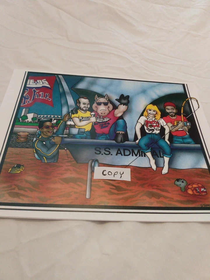 Kshe K-she Copy Of Original  Calendar Picture 8 X 11 On Heavy Card Stock 1986 - Image 1 of 1