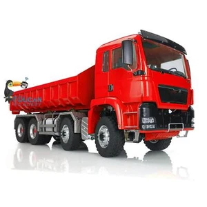 1:14 LESU TGS Hydraulic 8*8 Dumper RC Roll On/Off Truck Sound Light System - Picture 1 of 12