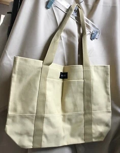 HOURS Tote Bag Canvas Natural Color NEW - Picture 1 of 5