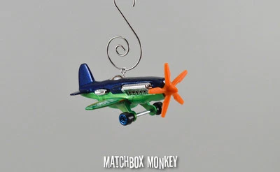 Stunt Airplane Single Prop Custom Christmas Ornament 1/64th Aircraft Plane Race - Image 1 of 4