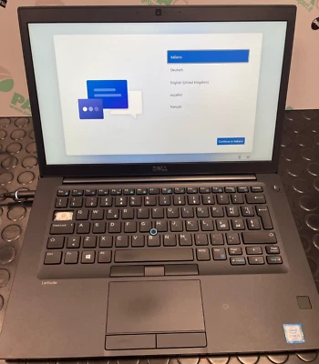 Notebook Dell latitude 7480, Core i5 6200U, 8Gb Ram, 256Gb Ssd, Webcam, Grado B - Immagine 1 di 4