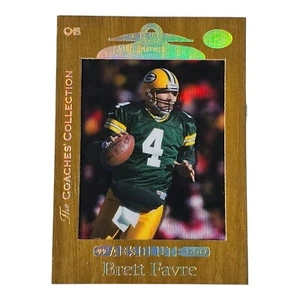 1999 Playoff Absolute SSD Coaches Collection Gold #42 | Brett Favre | SP #'d /25 - Picture 1 of 2
