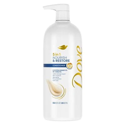 Dove Nourish & Restore 5-in-1 Conditioner (33.8 Fluid Ounce) - Image 1 of 3