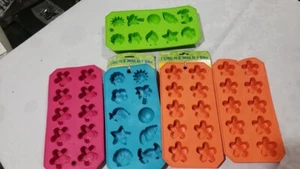 Molde de silicona de 5 piezas bandeja de cubitos de hielo de chocolate fondant hágalo usted mismo juego para hacer dulces de jabón - Imagen 1 de 3