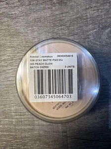 Rimmel Stay Matte Face Powder - 003 Peach Glow - Picture 1 of 3