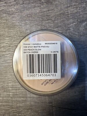 Rimmel Stay Matte Face Powder - ‎003 Peach Glow - Image 1 of 3