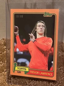 2021 Topps Orange X Trevor Lawrence #21 Rookie RC card /99 - Picture 1 of 1
