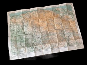 c1921 Antike Karte Exmoor Wald 36" x 25 1/2" Ordnance Survey England - Bild 1 von 9
