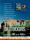 2000 Queensland's Outback Opals Dinosaurs Canoe Great Outdoors Vintage Print Ad