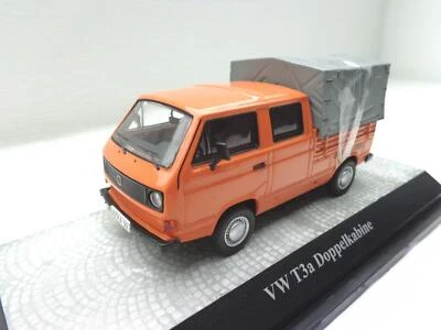 Volkswagen VW T3 A Bus Doka Modellino Premium Classixxs 1:43 11525 Arancione - Immagine 1 di 4