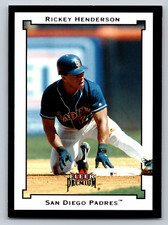 2002 Fleer Premium #7 Rickey Henderson San Diego Padres Baseball Card