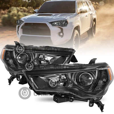Faros negros ámbar luces esquineras izquierda+derecha para Toyota 4Runner 2014-2020 4 puertas Foto 1 de 4