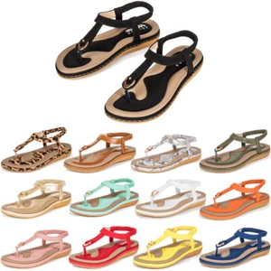 Haute Edition Women's Classic Bohemian Comfort Sandals - Picture 1 of 72