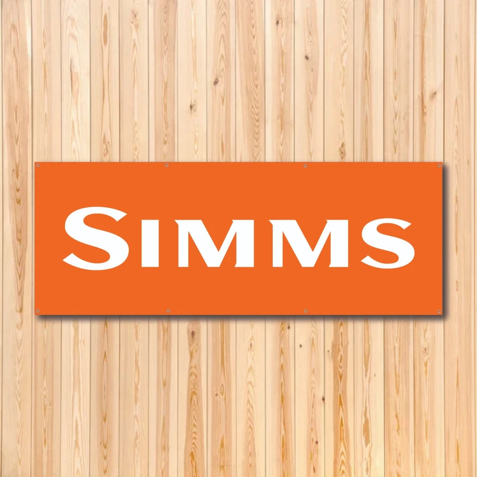 SIMMS FISHING 8'X3' VINYL BANNER - Image 1 of 1
