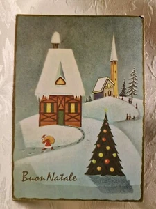 Cartolina Buon Natale Paesaggio Innevato 1971 Ref. 7205 - 10/50 AR657 * - Bild 1 von 2