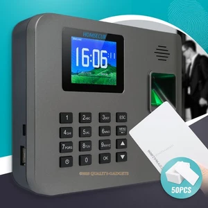 HOMSECUR Support Remote Access WiFi Time Clock & Access Control +50 RFID Karten - Bild 1 von 9