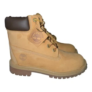 Timberland Premium 6 inch Classic Waterproof Boot Junior # 12909 Wheat Nubuck - Picture 1 of 7
