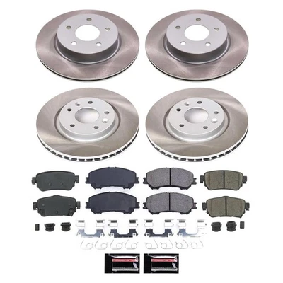 PowerStop SC8289 Disc Brake Kit For Nissan Rogue 2018-2020 Front Rear Foto 1 de 4