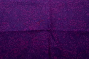 52x44" Chateau by Jinny Beyer RJR Fabrics Purple Wine Floral Cotton - Picture 1 of 3