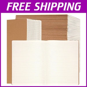 30 Pack Large B5 College Ruled Notebook & Journal - Picture 1 of 9