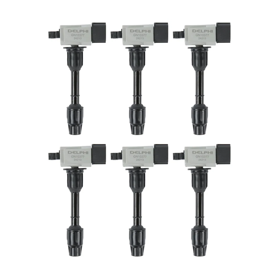 Set of 6 Delphi Ignition Coil GN10377 for Nissan, Infiniti - Image 1 of 1