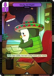 Vibes TCG  FOIL  Study All Night  - Enter the Huddle Card # 169 - Picture 1 of 1