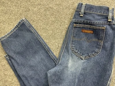 Vintage 70s Wrangler Jeans Women 12 No Fault Denim High Waist MOM Jean USA Made - Image 1 of 4