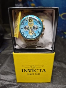 Reloj cronógrafo Invicta 69468 Speedway para hombre - oro 44 mm - TOTALMENTE NUEVO - Imagen 1 de 10