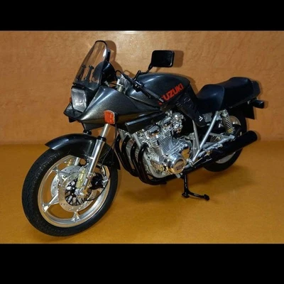 Suzuki Katana Motorcycle Model 1/6 Scale Tamiya Plastic Model Completed Display - Image 1 of 4