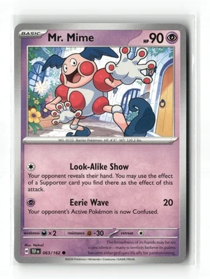 Mr. Mime Common SV05: Temporal Forces 063/162 NM - Image 1 of 2
