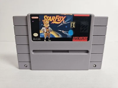 Star Fox SNES Super Nintendo Cartridge only Tested Working & AUTHENTIC - Image 1 of 4