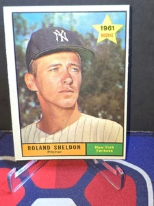1961 Topps Roland Sheldon #541 casi nuevo alto numerado Yankees - Imagen 1 de 2