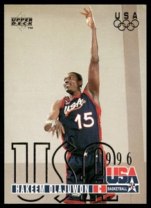 1996-97 UPPER DECK HAKEEM OLAJUWON USA #320 - Picture 1 of 2