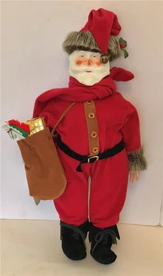 Vintage 1982 Effanbee Faith Wick #7201 Old Fashioned Santa 16" - Image 1 of 4