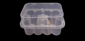 Clear Plastic 10 x 3mL Vial Storage Box - Picture 1 of 6