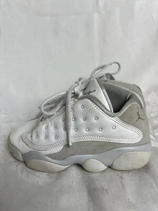 Jordan Retro 13 Low BP Youth White/Silver 310812-100 Sneakers Shoes Size 13 C - Picture 1 of 13