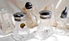 Ensemble shaker cristal D'Arques cristal cristal sel et poivre + variété lot de 4 pièces
