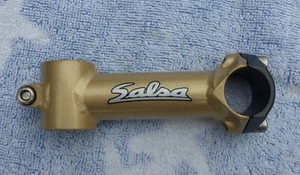 Salsa Vintage Steel Stem - 1 1\8 - 100mm Gold - Picture 1 of 6