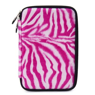 Faux Fur Electronic Accessories Storage Bag Case Pouch For USB Hard Drive Cables - Image 1 of 4