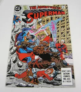 Adventures of Superman #466 signiert von Dan Jurgens & Mike Carlin! DC COMICS 1990 - Bild 1 von 4