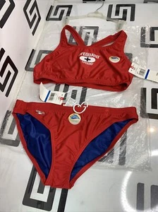 NEW SPEEDO Lifeguard Top Female Techno Back Sz XL Guard Bottom 2-Pc Two Piece - Picture 1 of 7