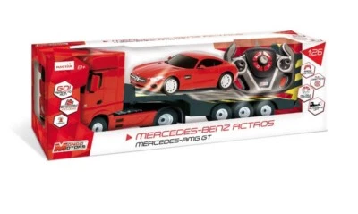 Rastar 1/26 Scale Radio Control TY44127212 Mercedes Actros & R/C Mercedes AMG GT - Image 1 of 4