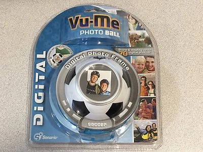 Digital Vu-Me Photo Digital Frame Soccer Display 1.5" LCD 70 Photos 23259 - Image 1 of 2
