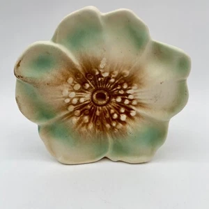Vintage 40er Jahre McCoy Keramik Blume Wandtasche rustikale Linie - Bild 1 von 10