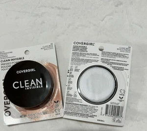 COVERGIRL Clean Invisible Pressed Powder Foundation - 0.38oz New (2 Same Color) - Picture 1 of 12