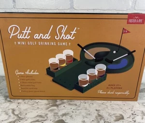 Putt and Shot Miniature Golf Drinking Game ~ Fun Bar Drinking Game! - Picture 1 of 15