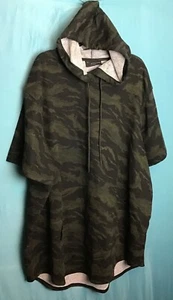 NO BOUNDARIES MEN COMOURFLAGE SHORT SLEEVE HOODY SHIRT/TOP L - Picture 1 of 4