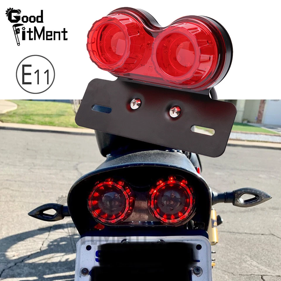 Светодиодный двойной задний фонарь стоп-сигнал поворота для мотоцикла Yamaha V Star 650 950 1100 - Изображение 1 из 4