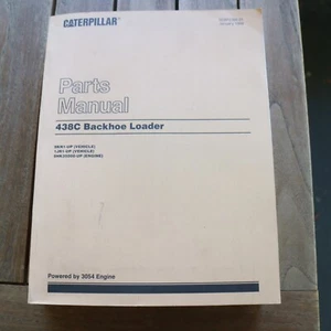 CAT Caterpillar 438c Backhoe Loader Parts Manual Book catalog 9KN 1JR SERIES - Picture 1 of 7