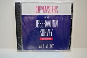 COPYMASTERS FOR THE OBESERVATION SURVEY 2ND EDITION ON CD-ROM - MARIE M CLAY NEW - Picture 1 of 2
